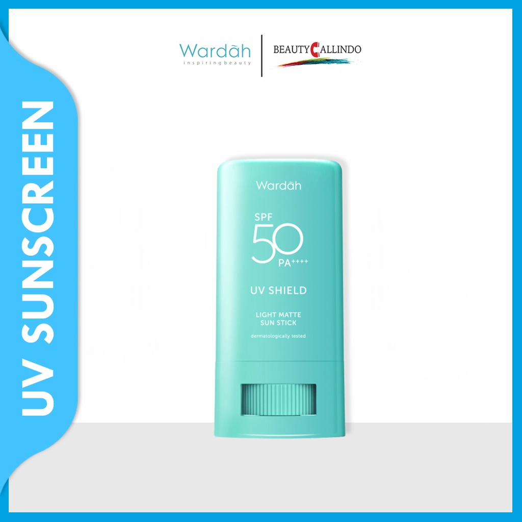 Wardah Sunscreen UV Shield Light Matte Sun Stick Tabir Surya SPF 50 PA++++ Sunblock