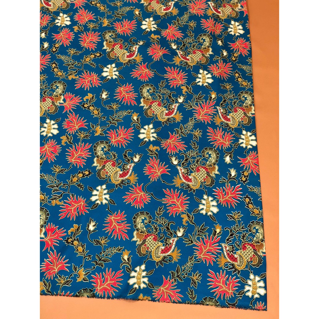 Kain Batik Sutra Silk Premium Motif Kediri (lebar 115cm)