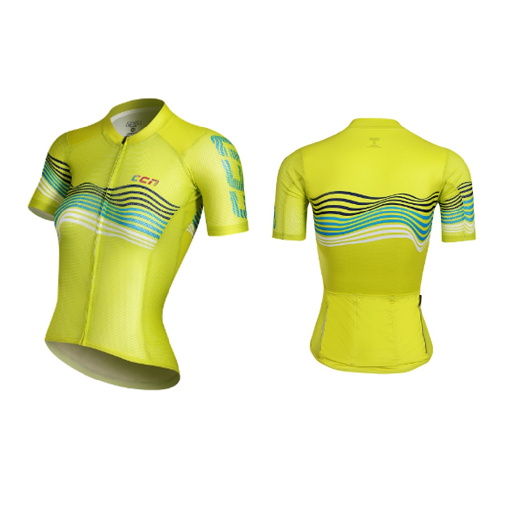 JERSEY CCN SPORT WOMEN SKIN WAVE LEMON M. KODE BARANG 23642