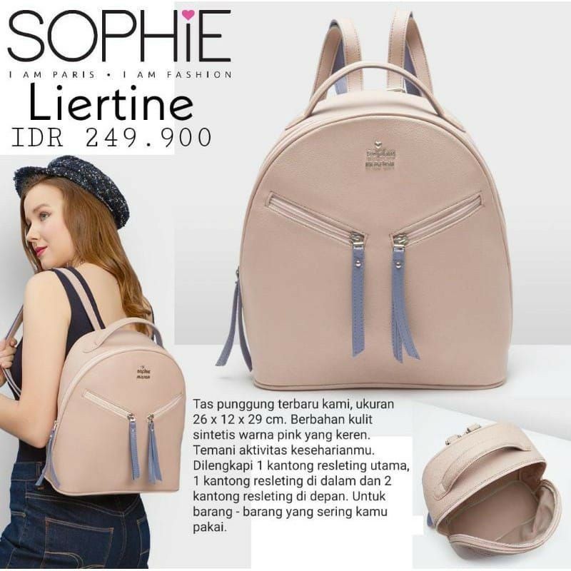 Promo Tas Sophie Martin Rangsel Liertine