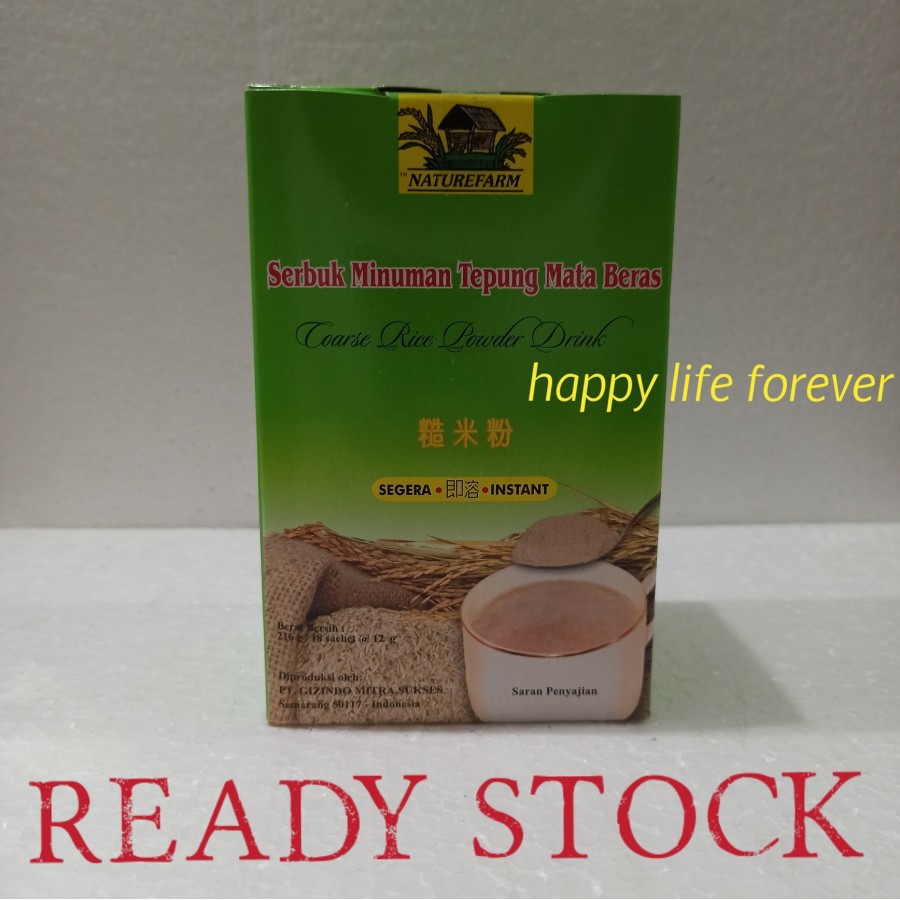 

Tepung Mata Beras Naturefarm Kemasan Sachet