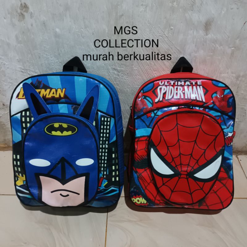 ( R P C O ) Tas ransel karakter super hero/ tas ransel anak paud ~ SD