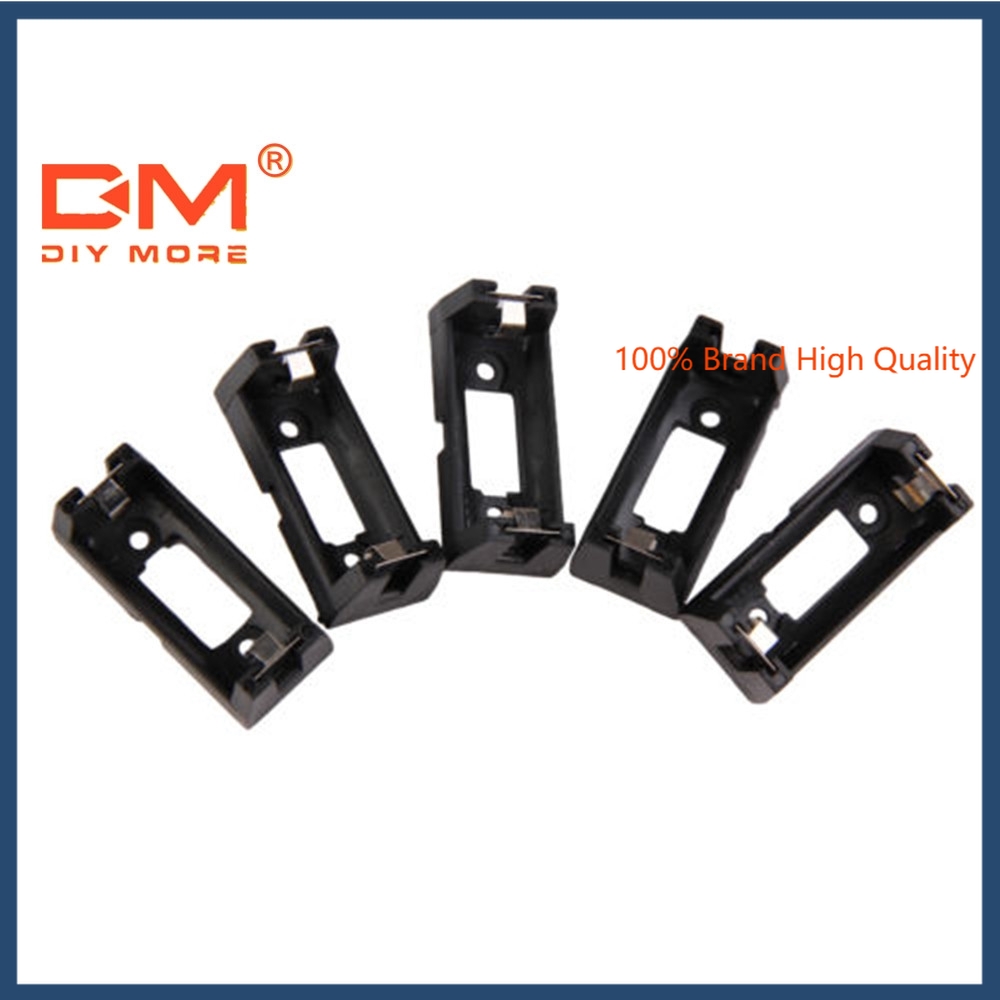 〖Factory Supplier/COD〗5pcs Pcb Plug-In Tipe Cr123A Warna Hitam Untuk Holder Baterai Lithium