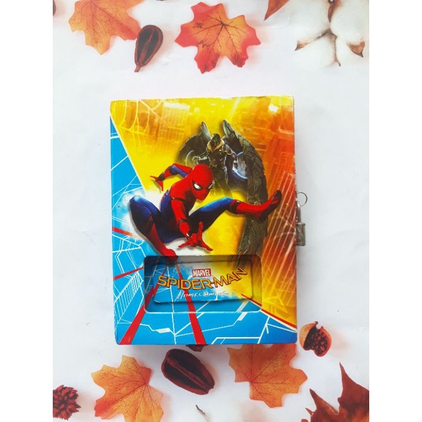 

KIKY Notebook Diary A6 with Box Ornament Spider HC ukuran A6