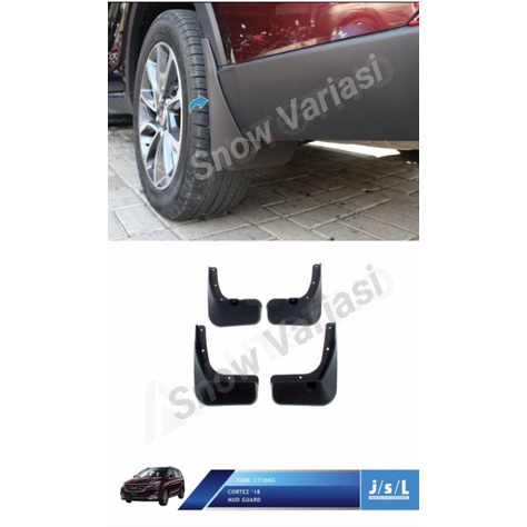 Karpet Lumpur Wuling Cortez Mud Guard Hitam JSL