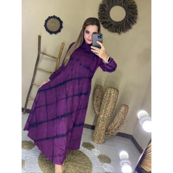 Gamis Twill Rayon Tie Dye