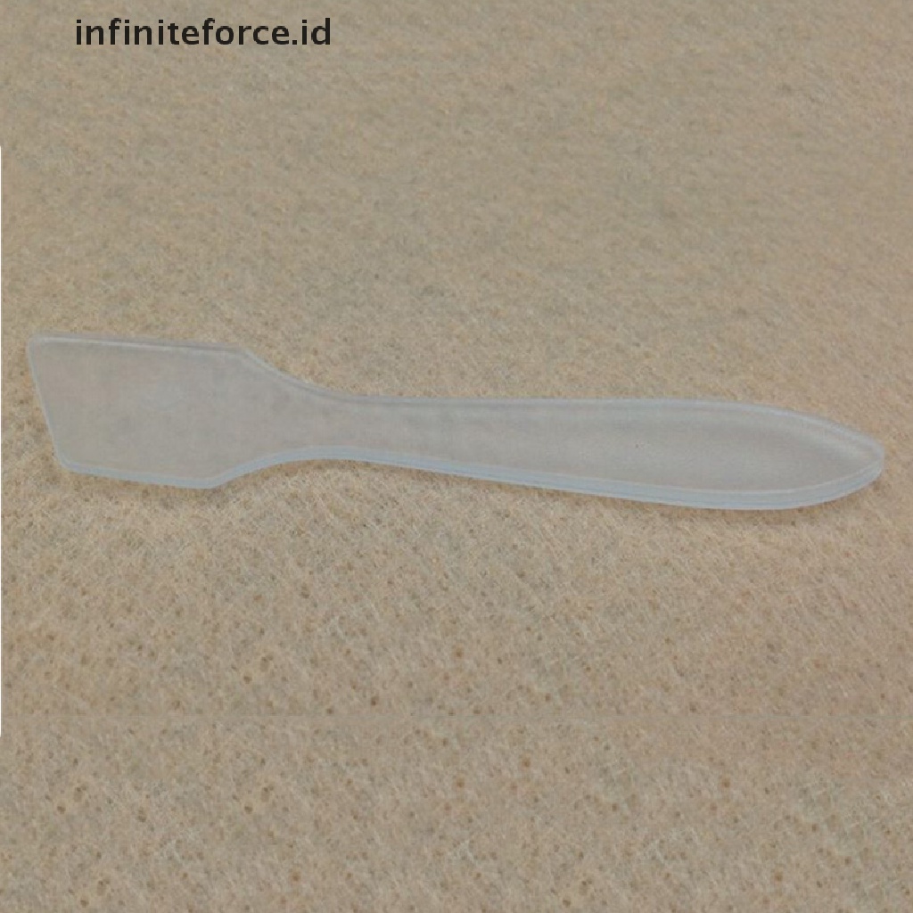 Infiniteforce.id Sendok Spatula Bahan Plastik Untuk Mencampur Krim Makeup DIY