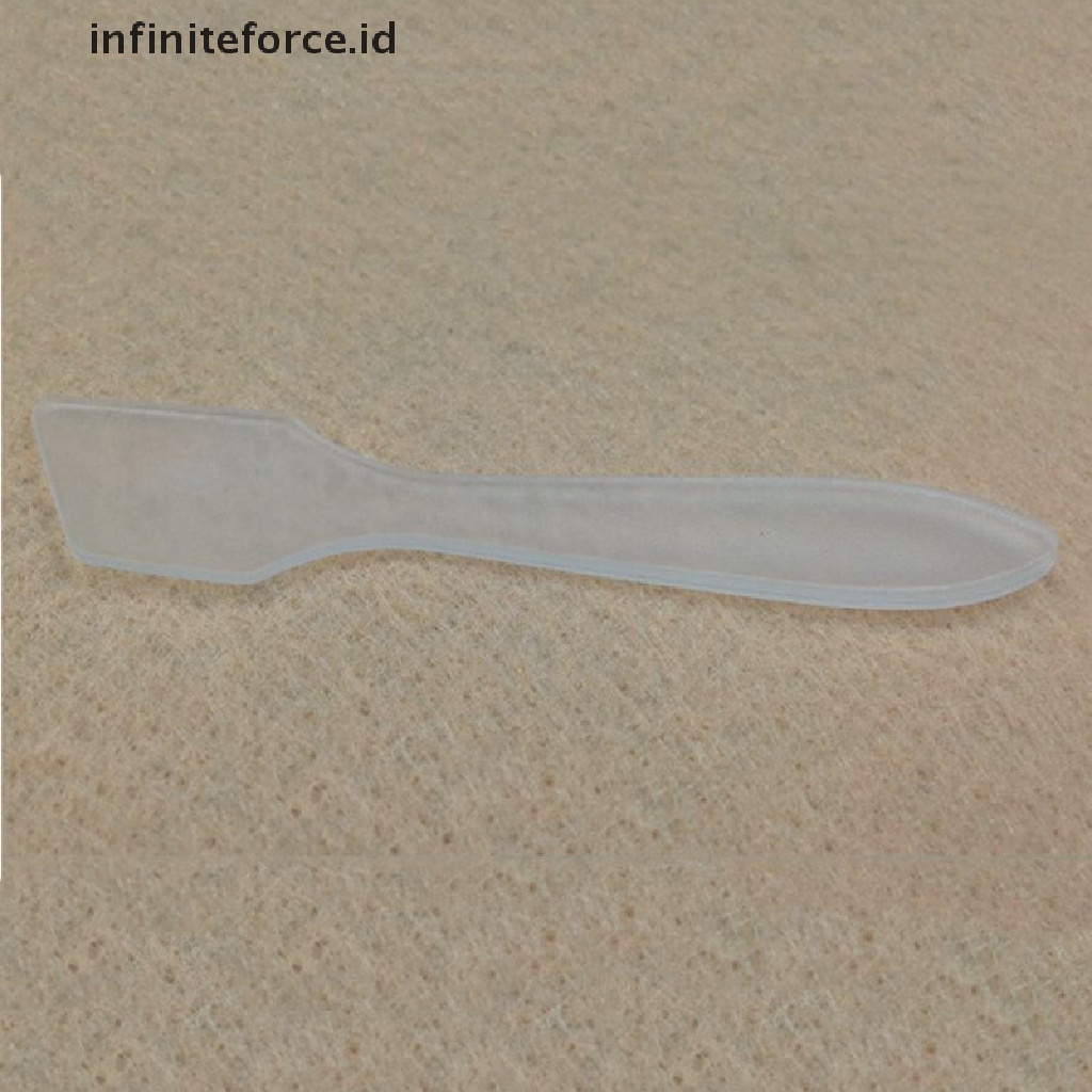 Infiniteforce.id Sendok Spatula Bahan Plastik Untuk Mencampur Krim Makeup DIY