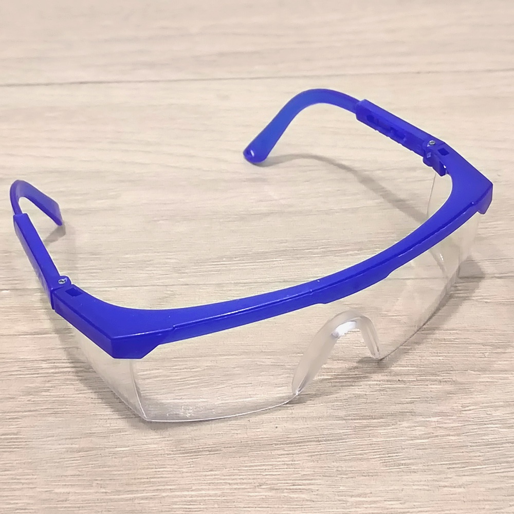 KACAMATA LAS / KACAMATA SAFETY / SAFETY GOOGLE GLASS PUTIH BENING