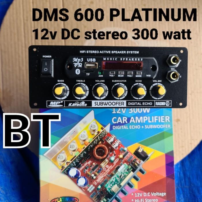 power amplifier ampli mobil car 12v 12 dms 600 dms600 mp3 bluetooth