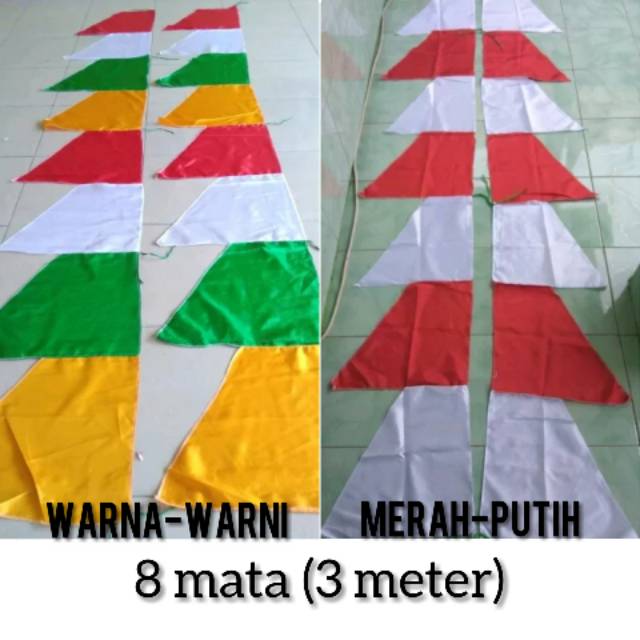 Bijian 8 Mata Bendera Umbul Umbul Bendera Kemerdekaan Bendera Indonesia Umbul Umbul Agustusan Shopee Indonesia