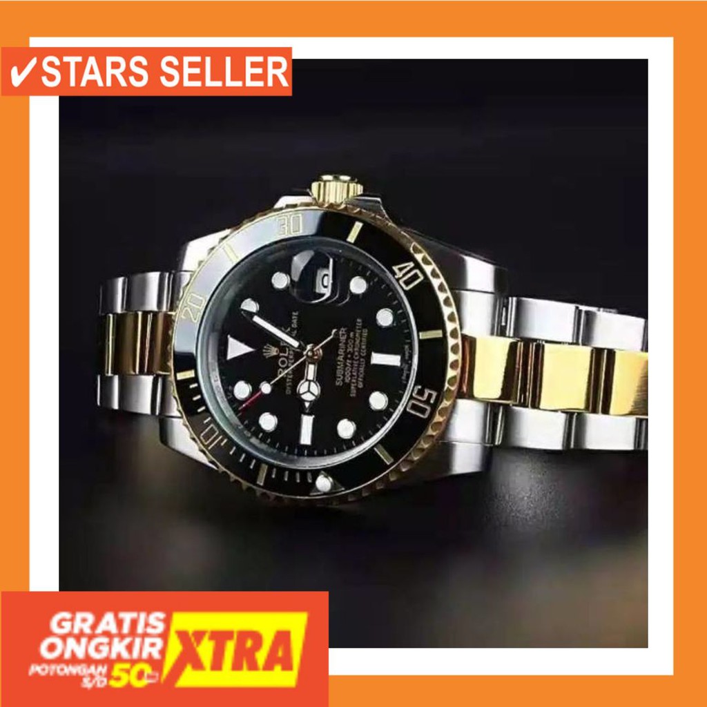 JAM TANGAN GROSIR MURAH LELAKI ANTI KARAT AIR LAKI / Jam rolex automatic pria .