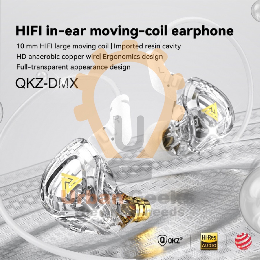 QKZ AK6 DMX BassHead Earphone with mic alt AK6 Pro Max