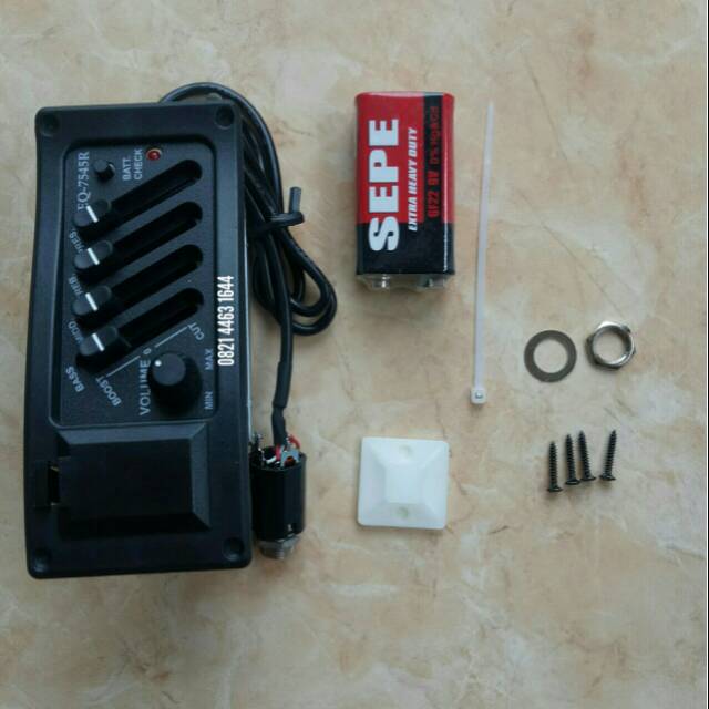 preamp gitar akustik 7545R spul