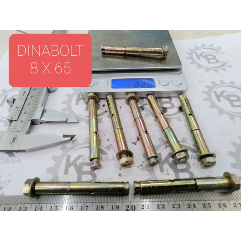 DINABOLT 8 X 65 / DYNABOLT 8 X 65 / BAUT TANAM 8 X 65