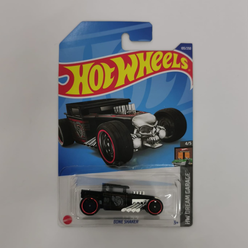 E22 Hot Wheels Bone Shaker Hitam HW Hotwheels Mobil Mainan Anak