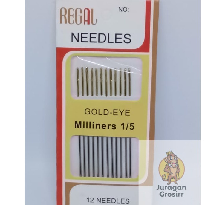 JG - JARUM JAHIT TANGAN REGAL NEEDLES / JARUM 3/9 / JARUM 1/5