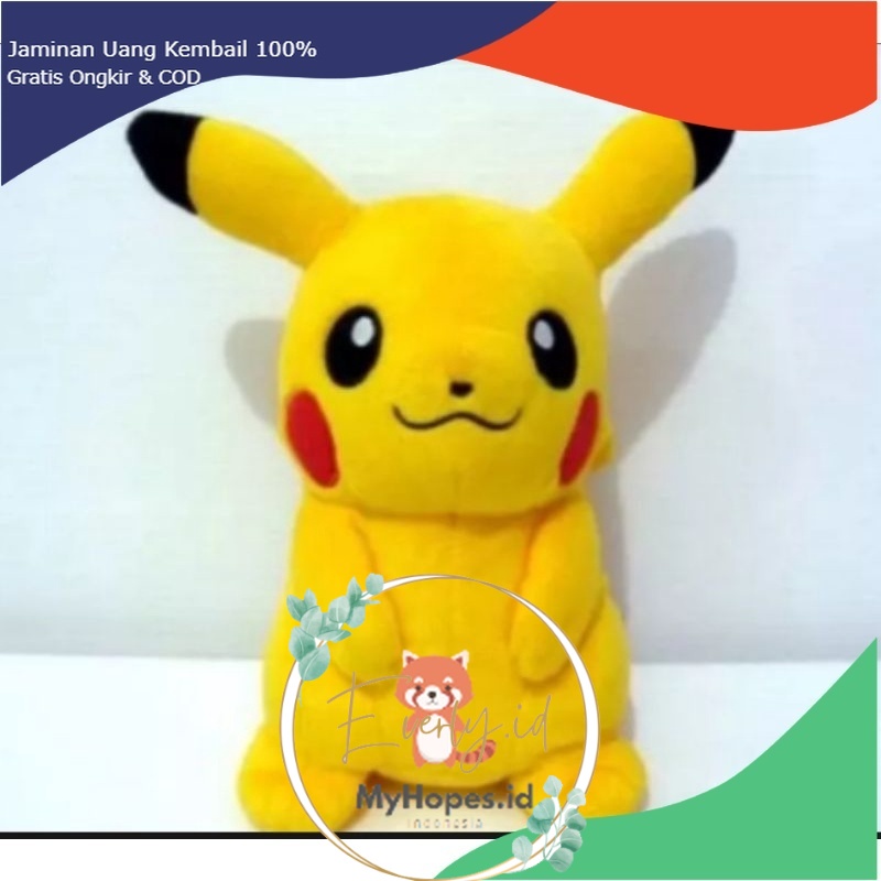 SNI BONEKA POKEMON PIKACHU kado pacar anak perempuan teman laki pria wanita    gemes import ori premium original JUMBO BESAR MINI KECIL  everly.id everlyid gemoy lucu