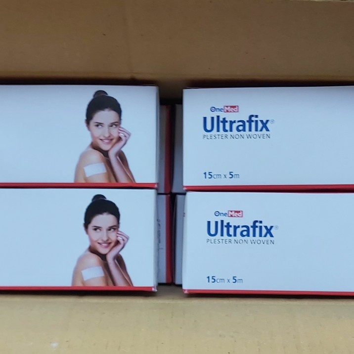 Ultrafix 15 cm x 5 m One Med. Ultra fix 15cm x 5m OneMed. Ultrafix 15x5. Plester Penutup Luka O Med