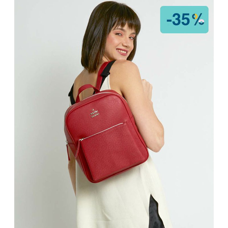 Tas Ransel Merah Cimarion Maroon Sophie Martin