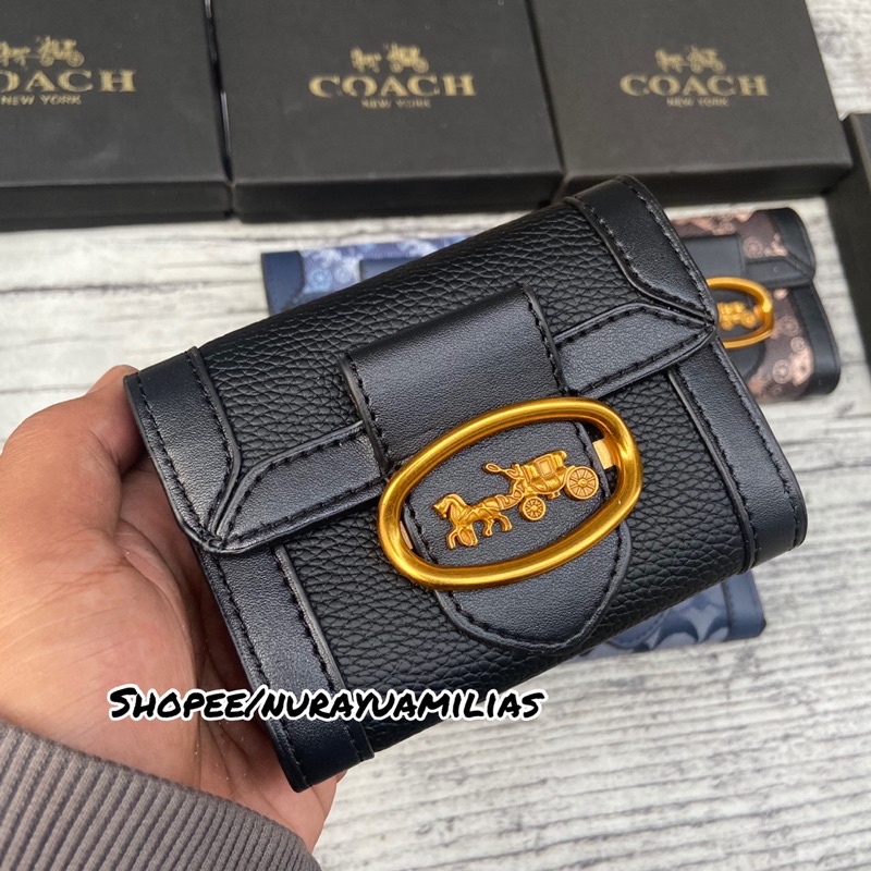 Dompet coach import dompet wanita branded dompet kartu coach dompet koin dompet lipat wanita