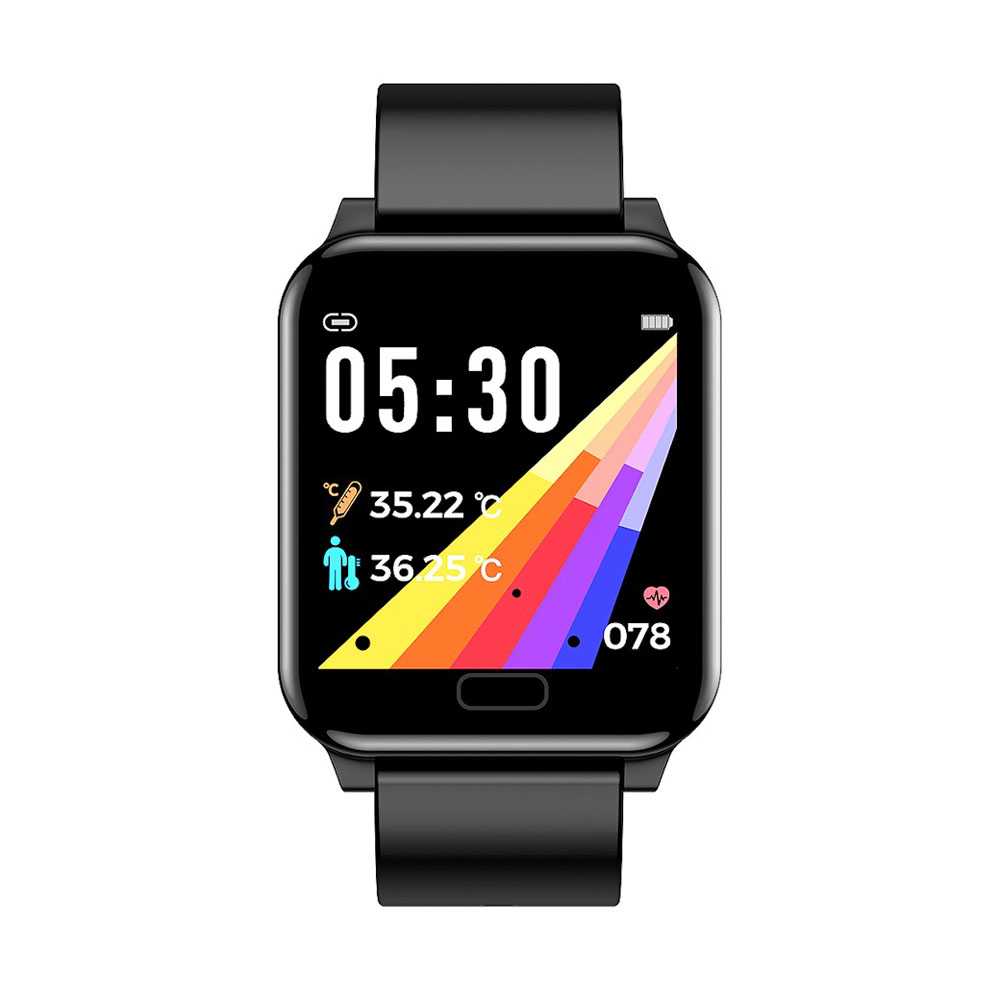 Jam Tangan Pintar SKMEI SW06Y Smartwatch Pria Hitam Tahan Air 50M
