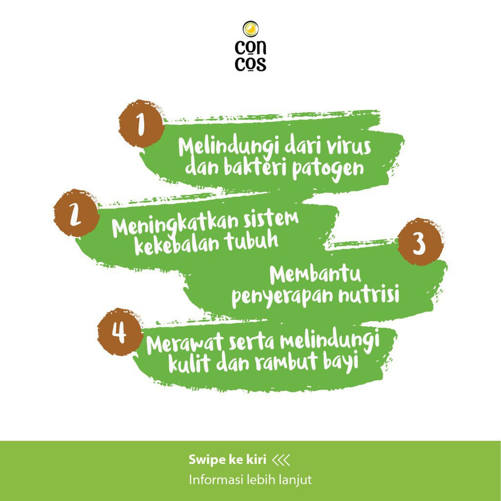 CONCOS VIRGIN COCONUT OIL KIDS 250ML / MINYAK KELAPA / VCO / MINYAL SAYUR MPASI BAYI/ MPASI / MINYAK MASAK