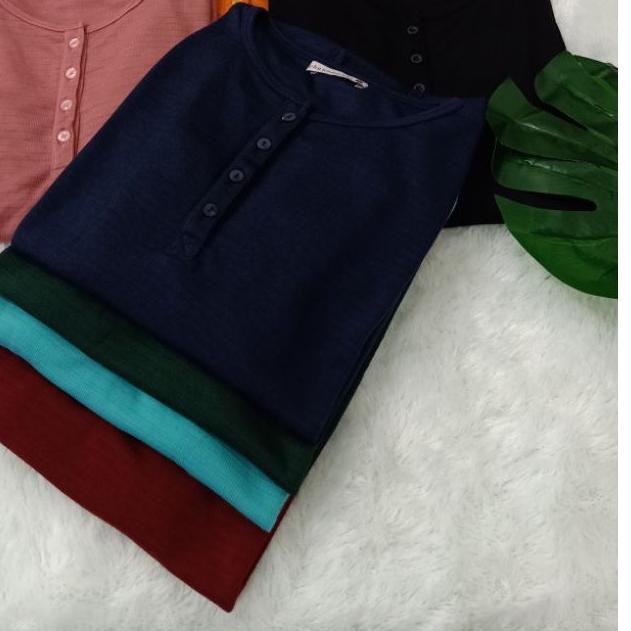 ➫ [PHENOMENAL POLOS 5] Kaos Atasan Cewe Busui Phenomenal Polos ۝