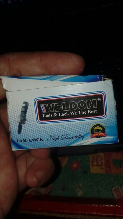 Kunci Camlock 30mm / Kunci Laci Lemari / Kunci Loker / Kunci Etalase Merk Weldom