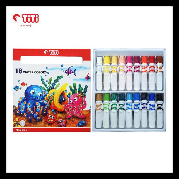 

Water Color / Cat Air Titi Wc-6Ml-18C / 18 Warna / Colors Bermutu