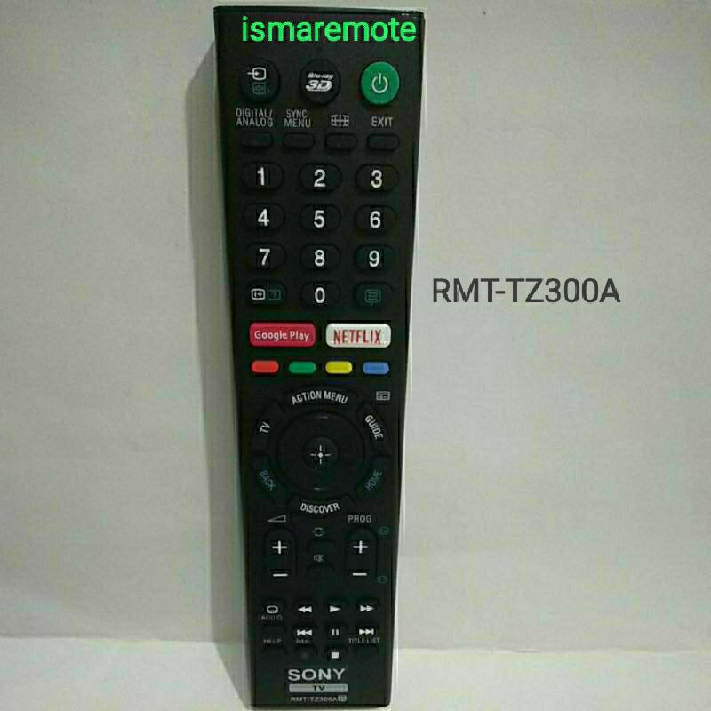 REMOTE REMOT TV SONY SMART TV/BRAVIA LED LCD 3D