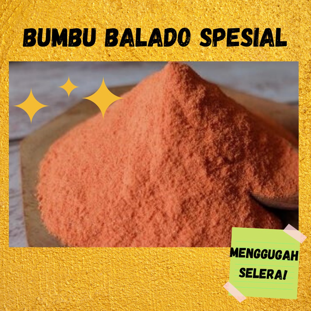 Jual Bumbu Tabur Balado Spesial 1 Kg Food Grade 1kg Bubuk Bumbu Kentang