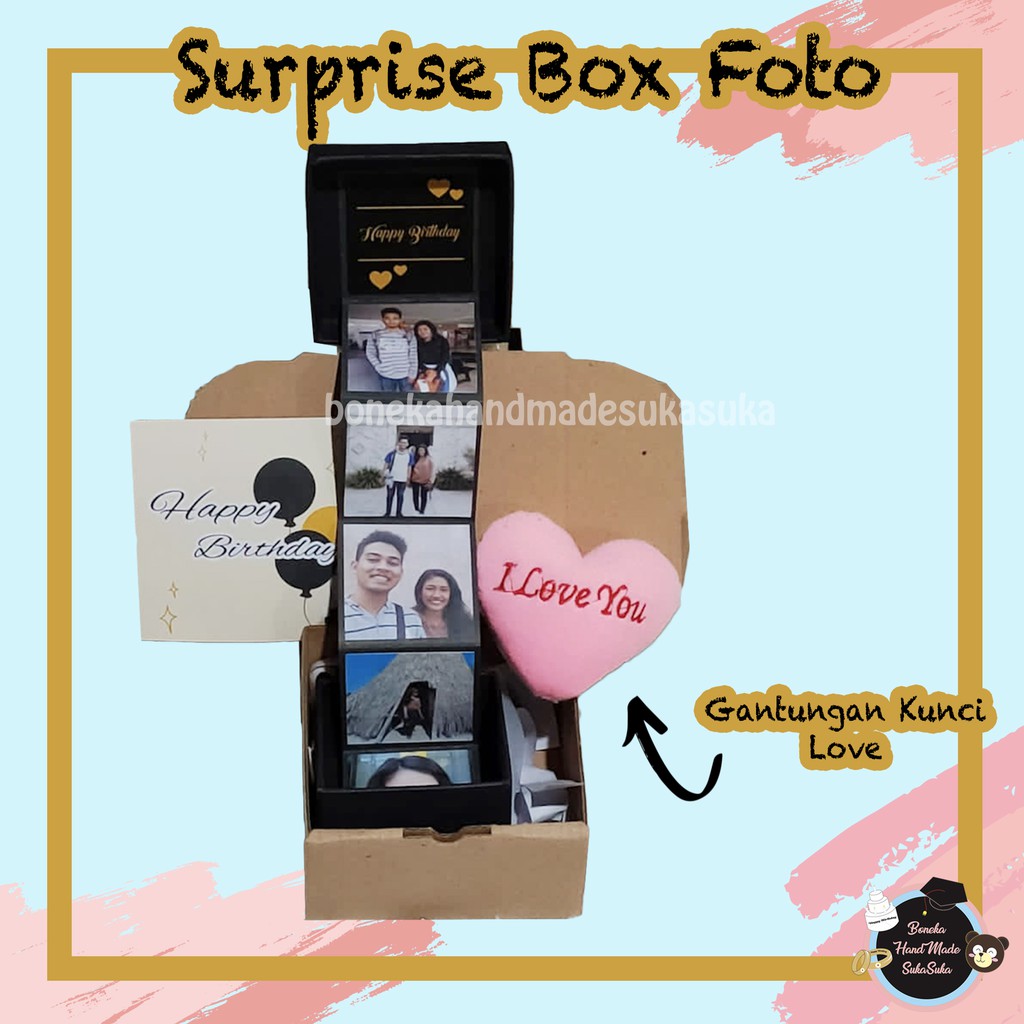 

KadoBox Memory Box | Foto Polaroid | Custom Kotak Kado Photo Polaroid | Kado Unik Ulangtahun Annive