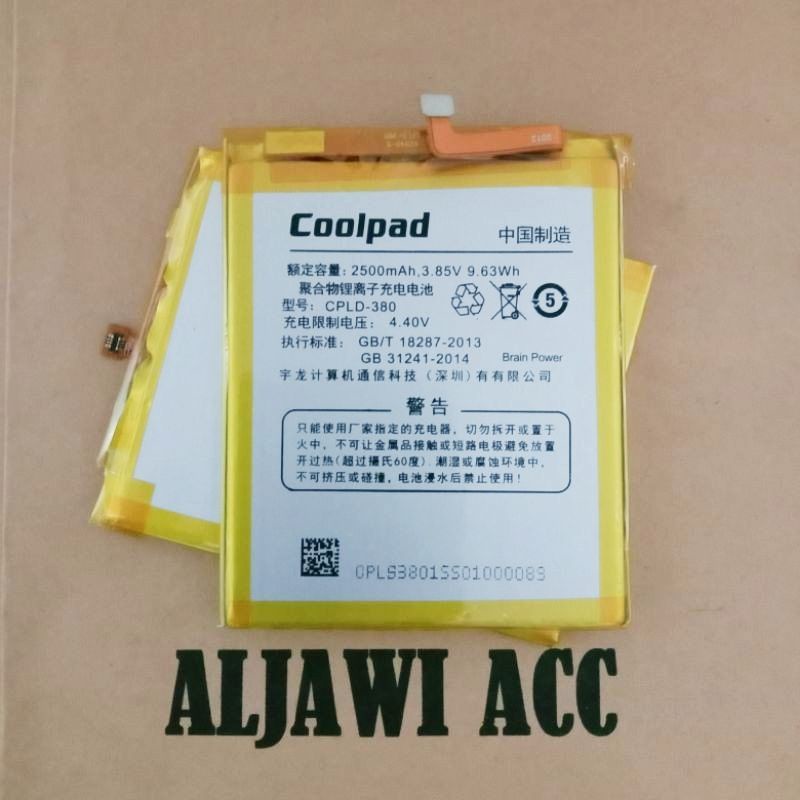 Baterai Batre Battery Coolpad COOLPAD Max Lite R108 E502 CPLD380 / CPLD395 Original Battery Hp