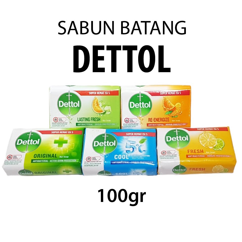 DETTOL SABUN BATANG 100 GR