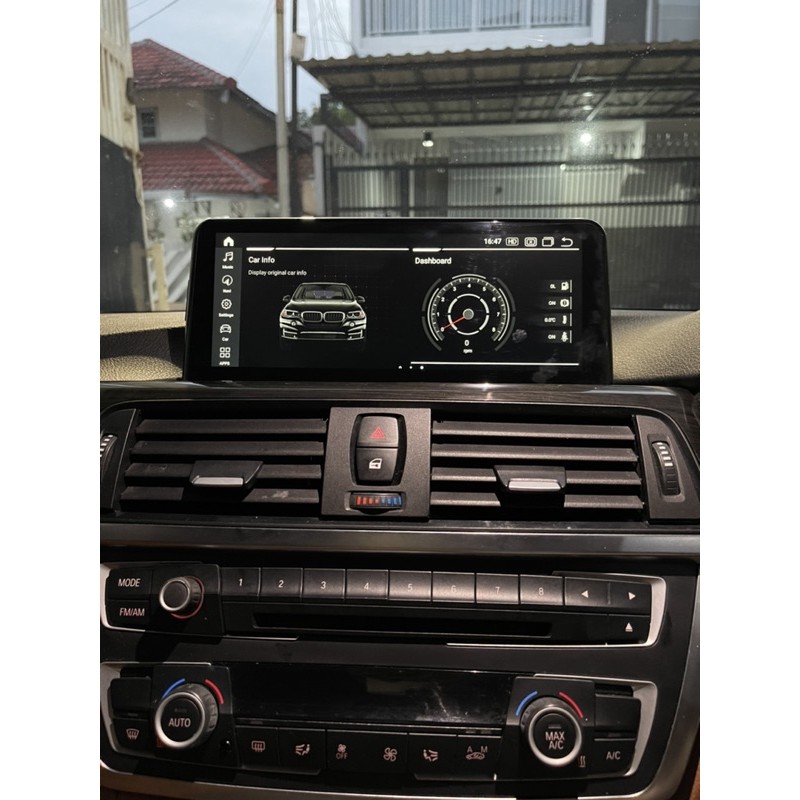 HEAD UNIT ANDROID 10 BMW F30 X1 F48 F32 X5 E70 SPEK TERTINGGI APPLE CARPLAY REVERSE CAMERA