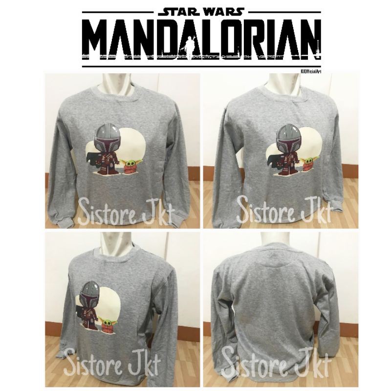 Sweater Crewneck Strom Troopers and Baby Yoda Starwars Mandalorian