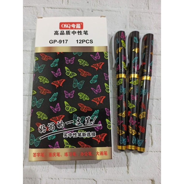 

(12pc) Bulpen gel 0.5mm motif Random / Body besar