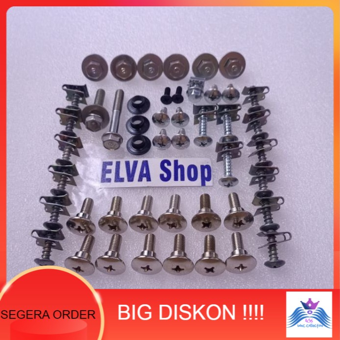 {BISA COD}  baut ring bosh skrup lengkap full body satria fu  sa f satria f 150cc