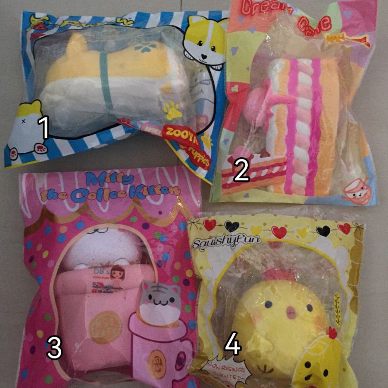 fat paw paw puppies kiibru cream cake ksi mitty the coffee kitten squishyfun chicken licensed squish