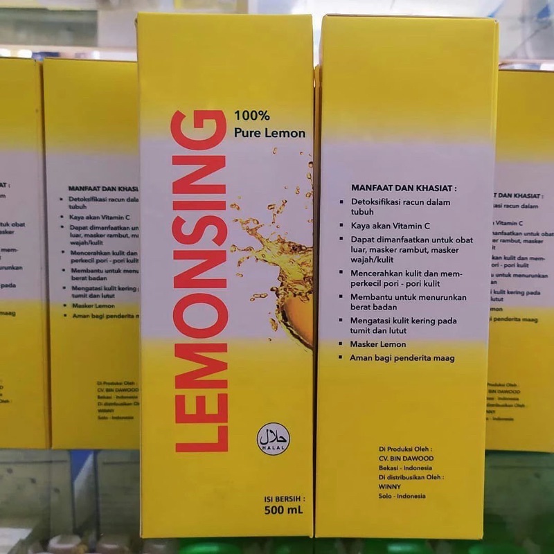 

Juice lemonsing sari lemon asli