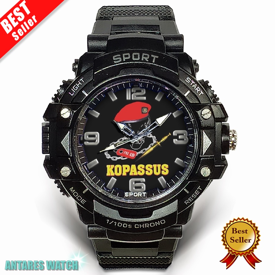 (Exclusive) Jam Tangan KOPASSUS TNI AD - 3 (Limited Edition)