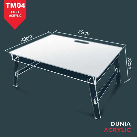 Acrylic table/meja belajar/meja belajar anak acrylic