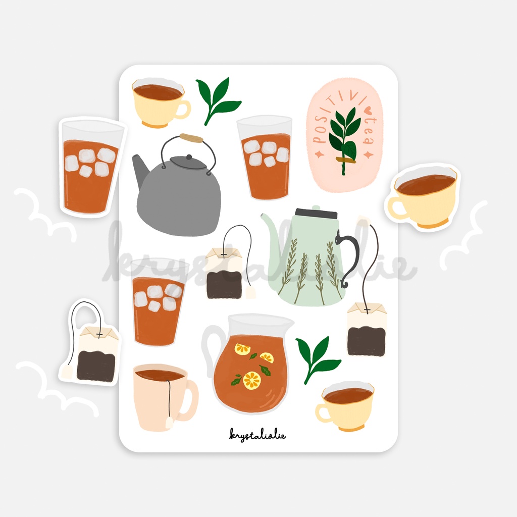

New Positivitea Sticker Sheet
