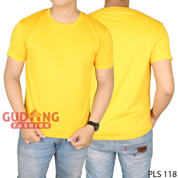 Kaos Casual Simple Lengan Pendek Pria PLS 118
