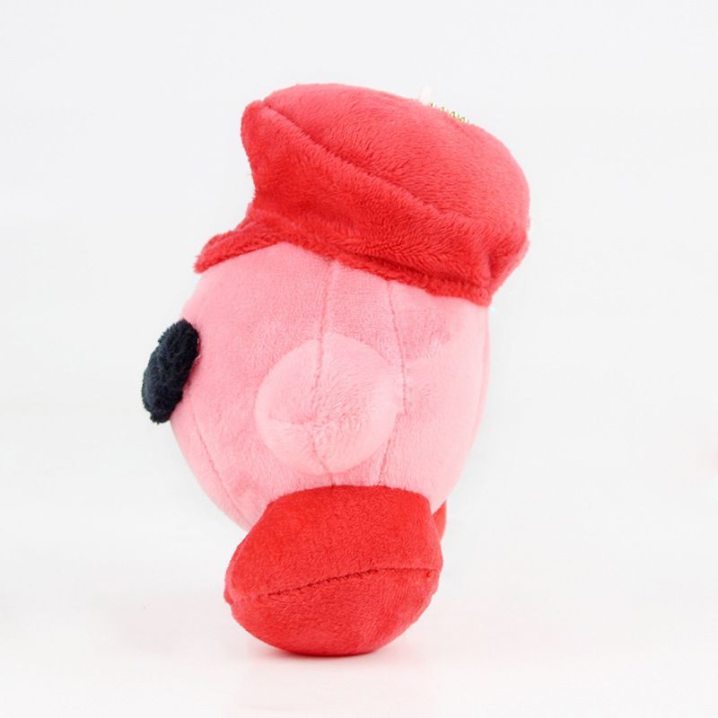 Ready Stock! 14cm Cute Kirby Waddle Dee Mario Luigi Hat Plush Doll Stuffed Toy Kids Gift Pendant