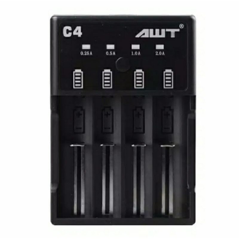 Charger batre 18650 Awt c4 charger 4 slot Awt C4