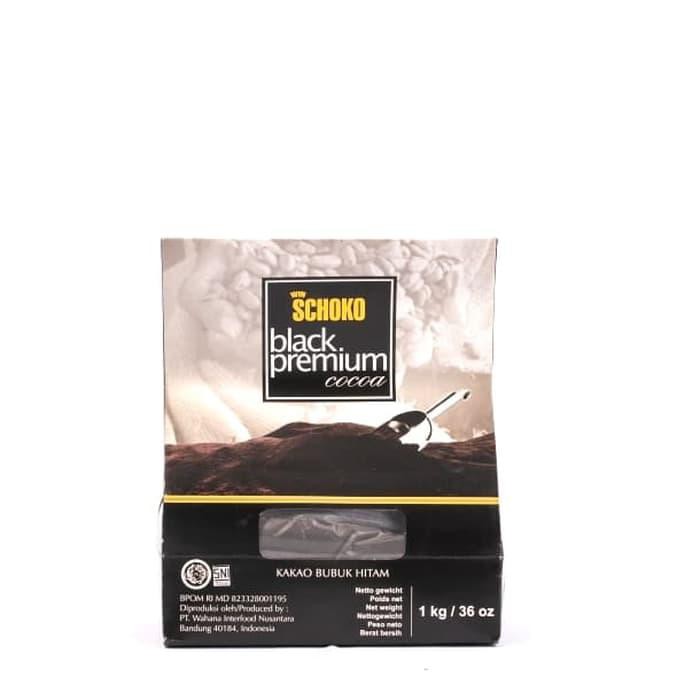 

Cocoa Powder SCHOKO tipe Jetblack / cokelat bubuk hitam / cocoa black BERKUALITAS