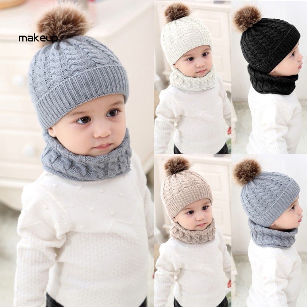 baby winter hat and scarf