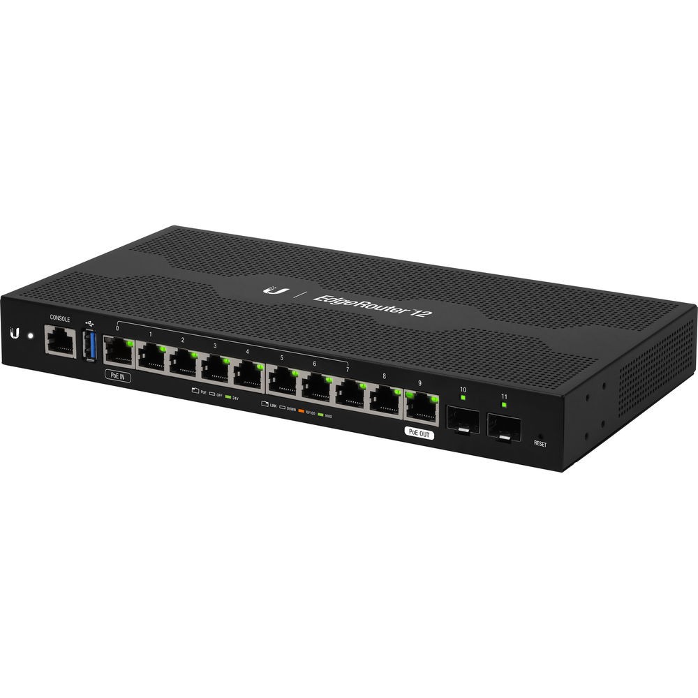 Ubiquiti ER-12 Edge Router 10Port + 2Port SFP Gigabit